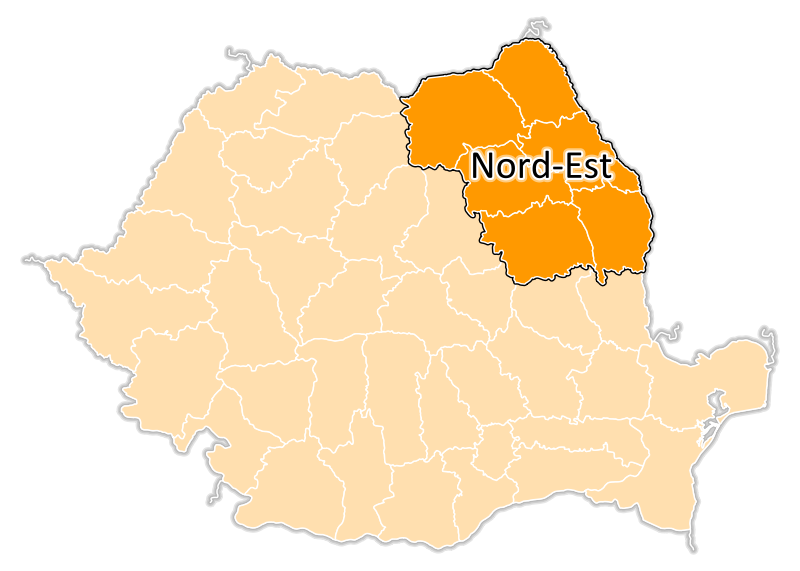 Regiunea de dezvoltare Nord Est Romania